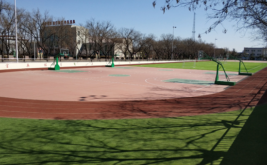 塑膠跑道籃球場(chǎng)