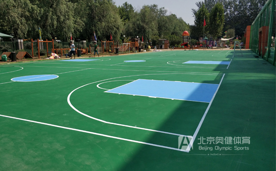 pu塑膠籃球場和硅pu塑膠籃球場地面鑒別方法