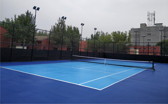室外硅pu網(wǎng)球場(chǎng)地