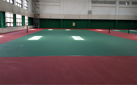 俱樂部標(biāo)準(zhǔn)丙烯酸網(wǎng)球場(chǎng)圖片