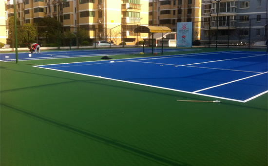 丙烯酸網(wǎng)球場(chǎng)地圖片