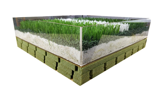 人造草足球場(chǎng)構(gòu)造做法