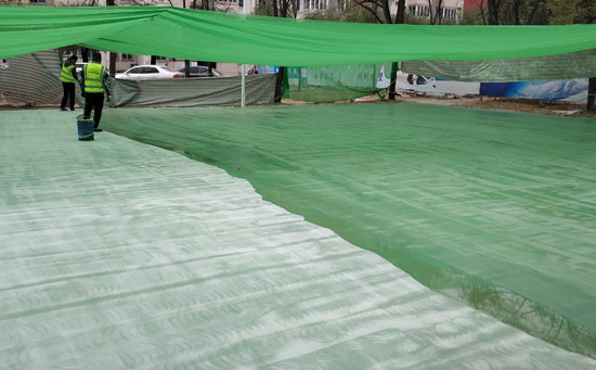 硅pu籃球場(chǎng)底涂層施工