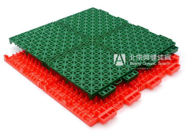 戶外軟連接拼裝運動地板